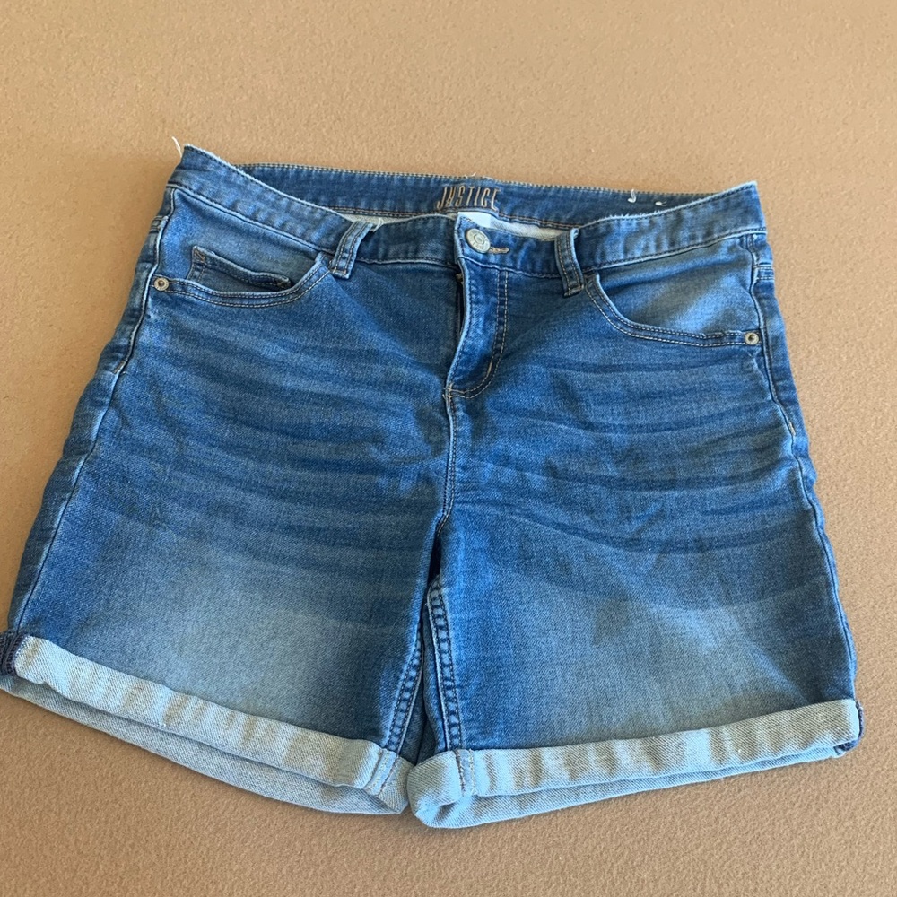 Justice jean shorts